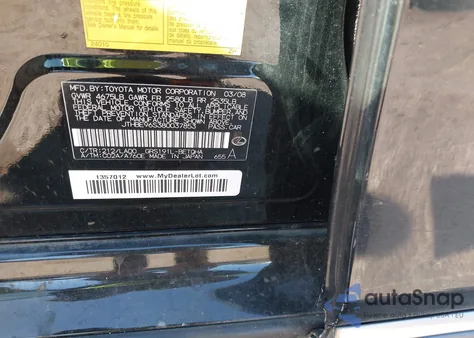 2008 Lexus Gs 350 from USA, damaged, VIN JTHBE96S380037853